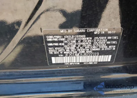 2018 Subaru Crosstrek 2.0I Limited from USA, damaged, VIN JF2GTAMC6J8222319